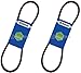Stens 2 Pack 265-265 OEM Replacement Belt Murray 037X65MA