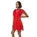 Beetlejuice Lydia Deetz Wedding Gown Women's Red Cosplay Dress-Large