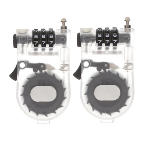 WHAMVOX Snowboard Locks 2 Pack Bike Locks 3- Password Versatile for Bikes Scooters Snowboards Safe Easy