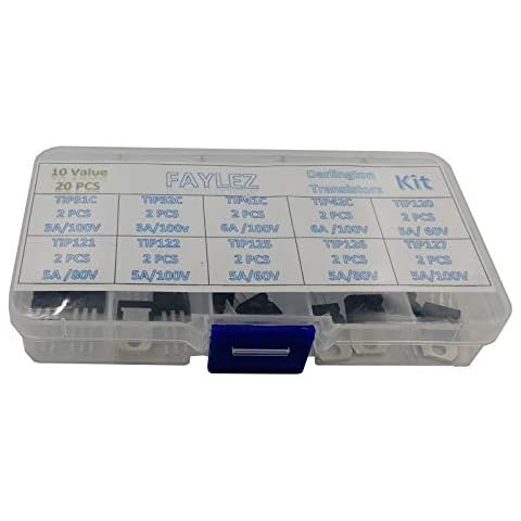 FAYLEZ 20 Pcs Darlington Transistor Kit Cover