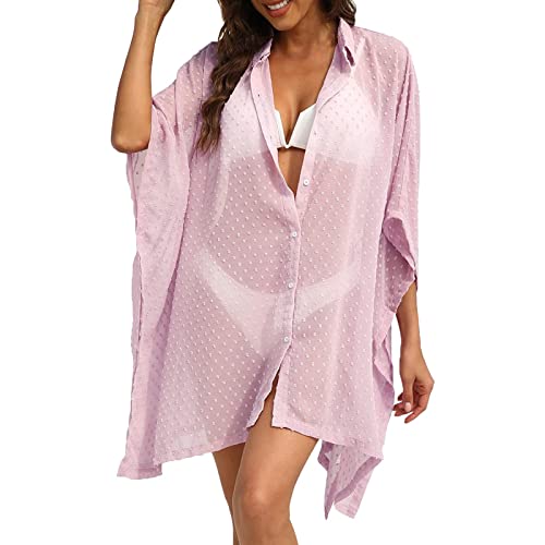 Veste maillot de bain couvrant style paréo long et fluide grande taille