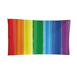 LHUTY Toalla Playa Personalizada Rayas Arcoiris 100 x 200 cm Toalla de Playa de Microfibra, de Secado rápido, Regalo Infantil Toalla niño y niña para Piscina Playa Camping