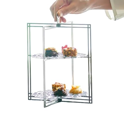 ロシェスタンドM[comoleve]コモレーヴェ / ステンレス製 テーブルウェア ケーキスタンド プレート トリベット オシャレ 上品 東京都 [No.166]