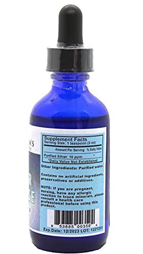 Peter Gillham’s Life Essentials Liquid Silver Defense 10 Ppm,2 Oz, Silversol Technology®,99.9% Immune Boost #TOP2