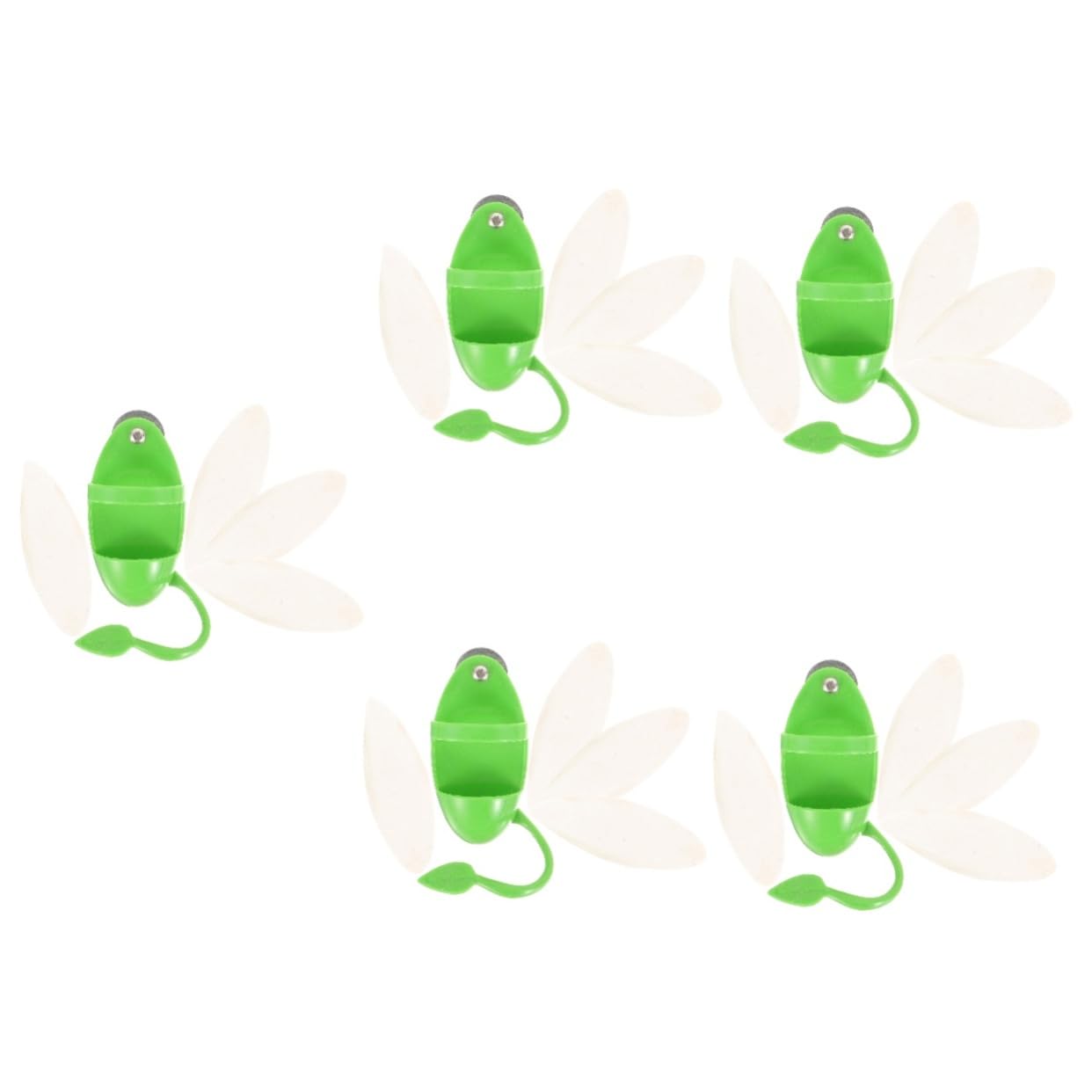 5 Juegos Soporte de Comida para Loros Soporte de alimentación de Jaula de pájaros Sepia para Jaula pájaros Comida Juguete comedero para cacatúas Suministros para Mascotas Kisangel