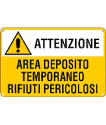 NEW CARTELLO SEGNALETICO - attenzione area