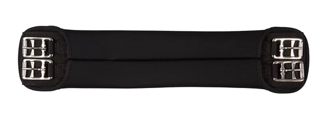 PFIFF Neoprene - Cincha de Polo y hípica, tamaño 70 cm, Color Negro