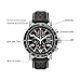 Citizen Men's Eco-Drive Weekender Brycen Chronograph Watch in Stainless Steel, Black Leather strap, Black Dial (Model: CA0649-14E)