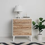 Signature Design by Ashley Piperton Modern Replicated Sugarberry 3 Drawer Chest of Drawers, White
