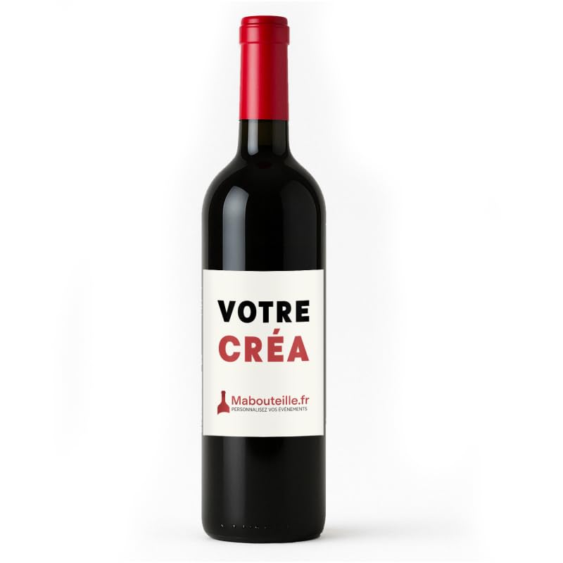 Coffret vin JOYEUX NOËL - Oenologie coffret avec vin personnalisé & accessoires [ Coffret sommelier personnalisé ] (Bordeaux Rouge 1)