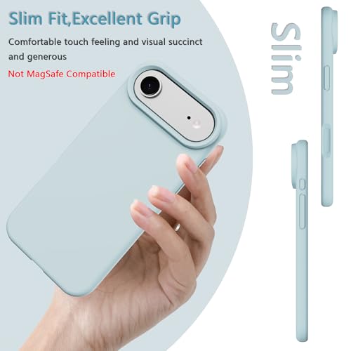 Image of iPhone air Case Silicone,Soft Microfiber Lining(Cloud Blue)