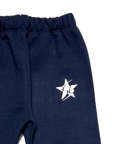 Image of STARLATH Baby Kids Warm Fleece Pajama Pants, Winter Wear Trackpants for Baby Boys and Girls (Pack of 5) (18-24 Months) |Fit Type: Regular Fit, Multicolour