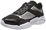 fellimitat stoff meterware kuh Sohle: Synthetik bugatti Damen 431668035769 Sneaker, Schwarz (Black/Multicolour 1081), 38 EU
