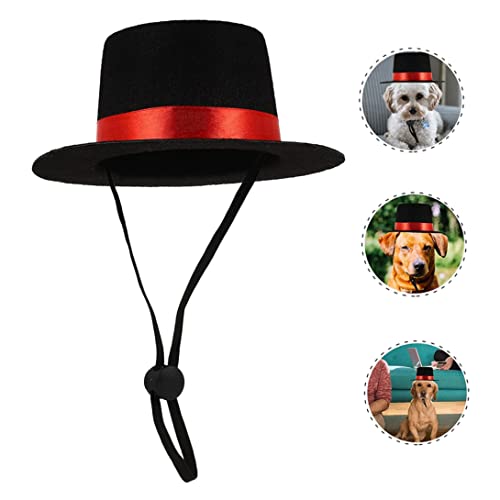 Sombrero de copa para perro y gato, ajustable, talla S miniatura 6