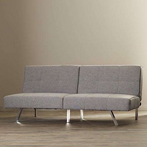 Derek Convertible Sofa Converts From Sofa to Bed in Seconds Made From Ash Premium Microfiber Fabric