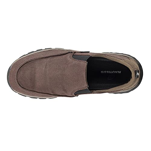 Nautilus Breeze Alloy Toe Slipon Mens Oxford 105 DM US Brown2
