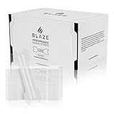 Performance Nose Strips for Breathing (60 Count) - Oil & Sweat Proof Adhesive - Athletic Nasal Strips for Snoring & Sleeping - Improves Oxygen Delivery, Drive, Sleep & Reduces Snoring (Slim Clear)