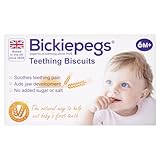 Bickiepegs Natural 9 Teething Biscuits for Babies , 38 gm (Packaging May Vary)