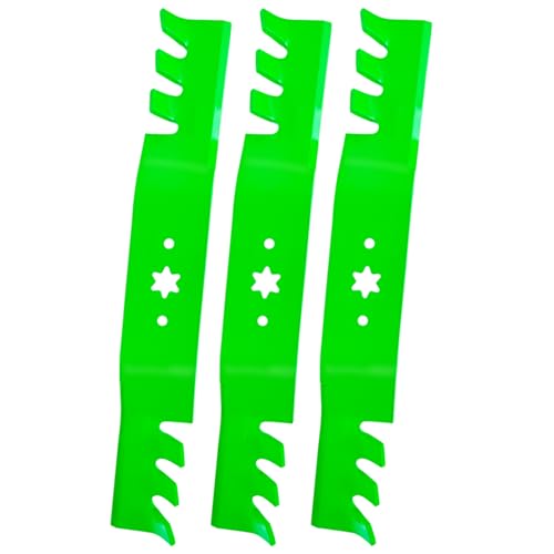JYLEYJ 942-04053C 742-04053 Mulching Blades Fit for 50 inch Cub Cadet RZT 50 ZT1-50 LTX1050 LT1050 MTD Troy Bilt 50 Mower Deck Replace 942-04053 742-04053C 942-04053-X, 3 Pack