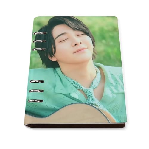 ミセス・グリーン・アップル 大森元貴 システム手帳 A5 日記帳 メモ帳 ビジネス かわいい 可愛い 防水 高級PUレザー ノート 6穴リング オフィス用品 文房具 入学 新学期 進学 卒業記念品 プレゼント ギフト 贈り物