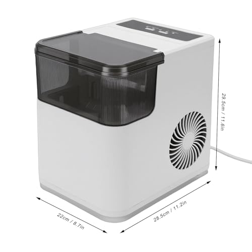 Máquina Fabricadora de Hielo TOPINCN 26lbs/24h Acero miniatura 2