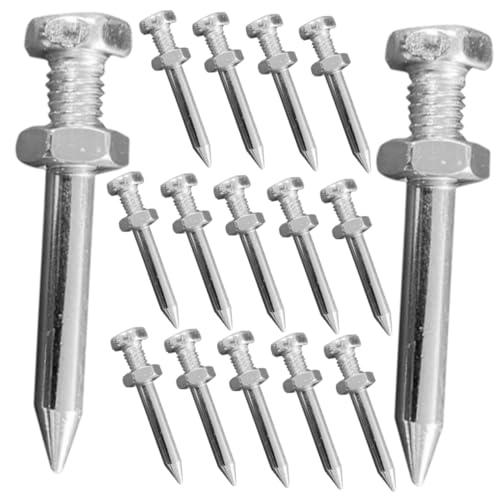 GANAZONO Clavos De Zapatos De Aireación para Césped Jardín, Paquete De 26 Unidades De Estacas De 4.2 Cm, Accesorios Resistentes para Aireador De Suelo, Herramienta De Mantenimiento De Césped