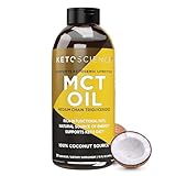 KETO SCIENCE Ketogenic MCT Oil, Dietary Supplement, Made from 100% Coconuts, Promotes Energy, Unflavored, 15 Fl Oz