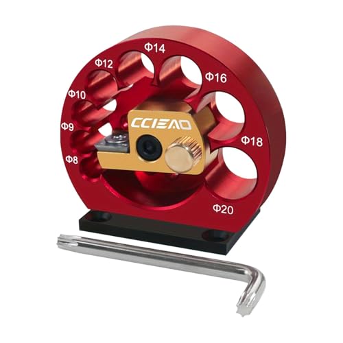 Gabarit pour barres rondes multi-diamètres outil aluminium bois - 8