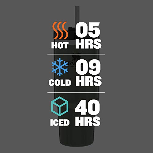 Stanley Copo reutilizável à vácuo Adventure com canudo, tampa à prova de vazamento, copo isolado, ma