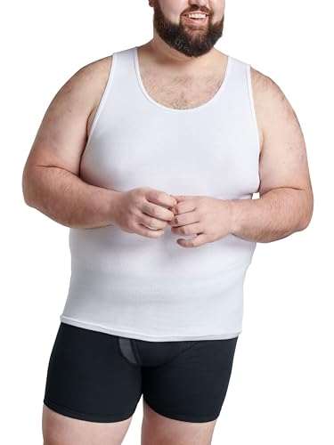 Fruit of the Loom Men's Sleeveless Tag Free Moisture Wicking Tank A-Shirt