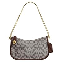 Coach Swinger Bag in Signature Jacquard, B4/Oak Maple