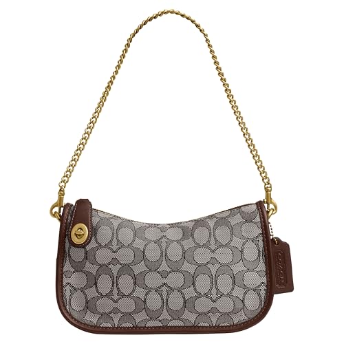 Coach Swinger Bag in Signature Jacquard, B4/Oak Maple