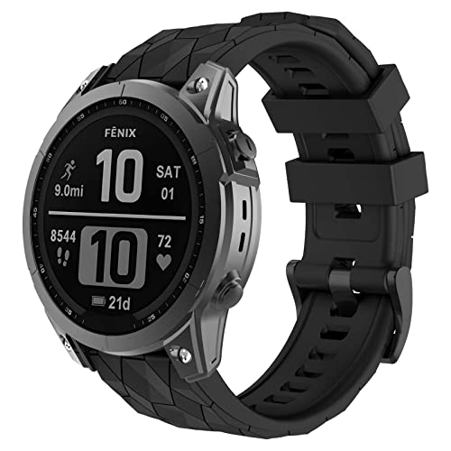 OVERSTEP Compatible with Fenix 5X Watch Band, 26mm QuickFit Quick Release Strap for Garmin Fenix 5X Plus/Fenix 6X/Fenix 6X Pro/Fenix 7X/Fenix 3/Descent MK1 Smartwatch