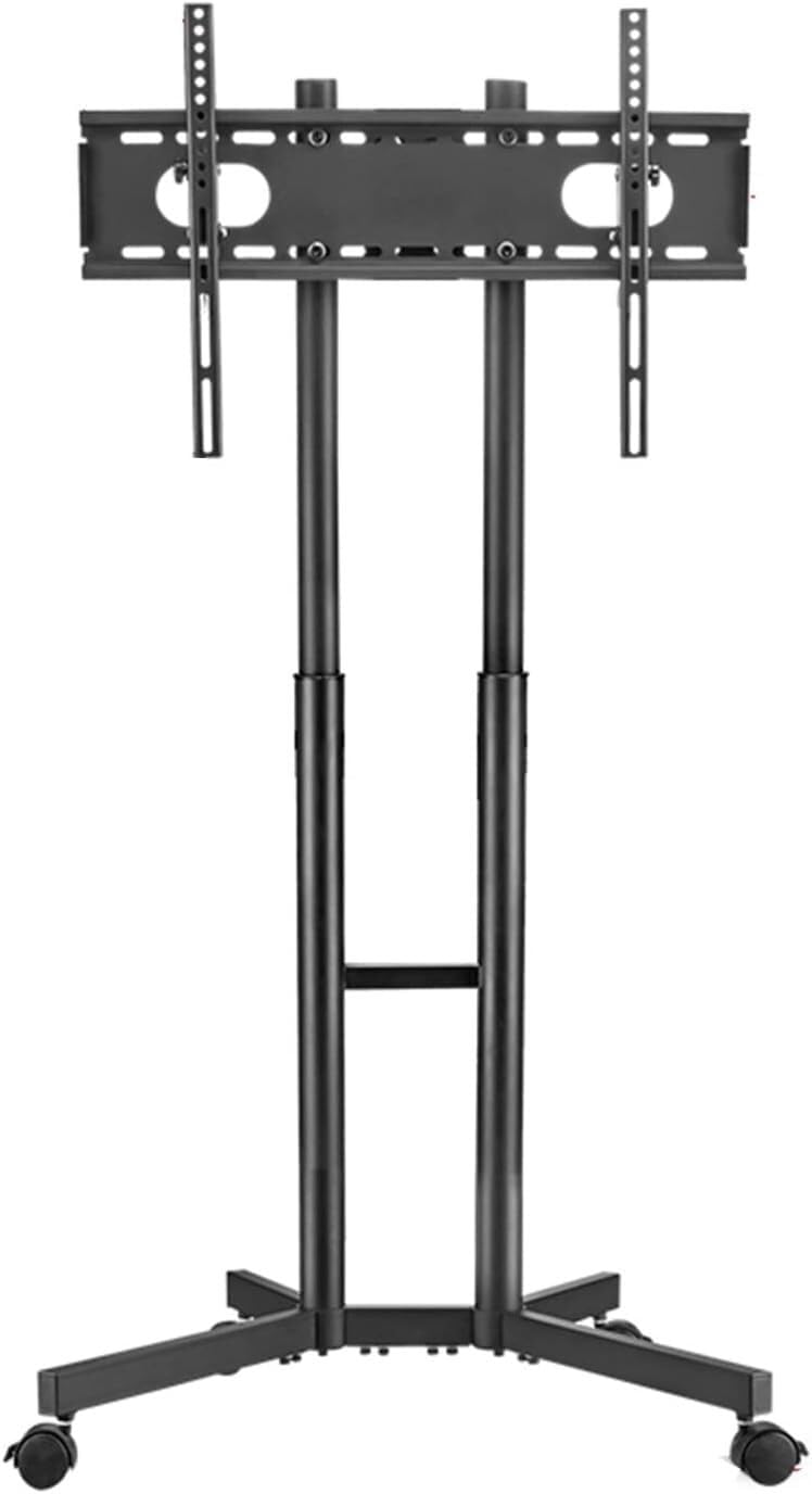 SGKOMN Monitor Arms Mobile TV Stand, Suitable for TV Stands with Adjustable Screen Height of 32-70 Inches, with Hidden Wiring Harness Management