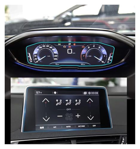 Verre trempé Peugeot 3008 et 5008 (2017-2019) - Film protecteur d'écran LCD pour navigation