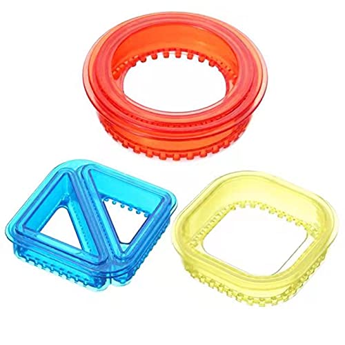 3 Pack Sandwich Cutter And Sealer Bread Sandwich Decruster Pancake Maker Diy Cookie Cutters For Kids Bento Box #TOP4