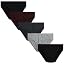 Charcoal/Black/Wine Burgundy/Print/Grey