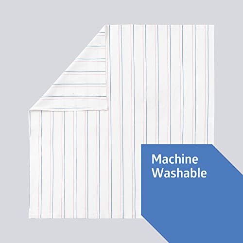 Image of Medline Candystripe Baby Receiving Blanket, 100% Cotton, 36 x36 in, 3 Count (Pack of 2)