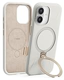 TORRAS Q3 Silicone 360 Spin for iPhone 13 Pro Max Case with Stand, Fit for MagSafe, Magnetic Ring Kickstand with Camera Control, Liquid Silicone Rubber Soft Phone Case for iPhone 13 Pro Max Blue