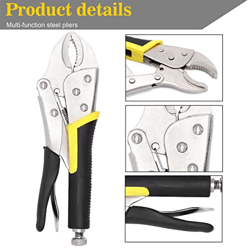 Heavy Duty Double Snap Grip Nylon Hose Clamps Set With Snap Fastener Plier From 1/2" To 1",With 30Pcs Pex Crimp Rings 1/2" 5/8" 1" #TOP4