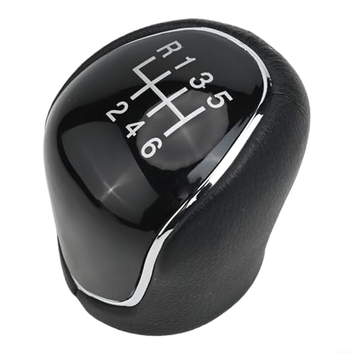 Design elegante: caratterizzato da un'elegante combinazione di colori bianco e nero, questo pomello del cambio aggiunge un tocco moderno agli interni della tua auto, migliorando sia l'estetica che la funzionalità.