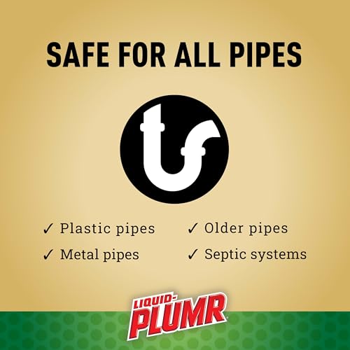 Image of Liquid-Plumr Pro-Strength Hair Eliminator Gel Clog Remover, Hair Clog Remover and Drain Opener, Safe for All Septic Systems and Pipes, 16 fl. oz. Bottle (Pack of 2)