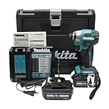 マキタ インパクトドライバー TD173 ブルー 18V 6Ah 5点セット 互換バッテリー 2個セット 純正充電器 DC18RF 純正ケース 取り扱い説明書 動作確認表付 Makita