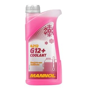 MANNOL G12+ Red/Pink Antifreeze Coolant Ready To Use Longlife J1034-1L
