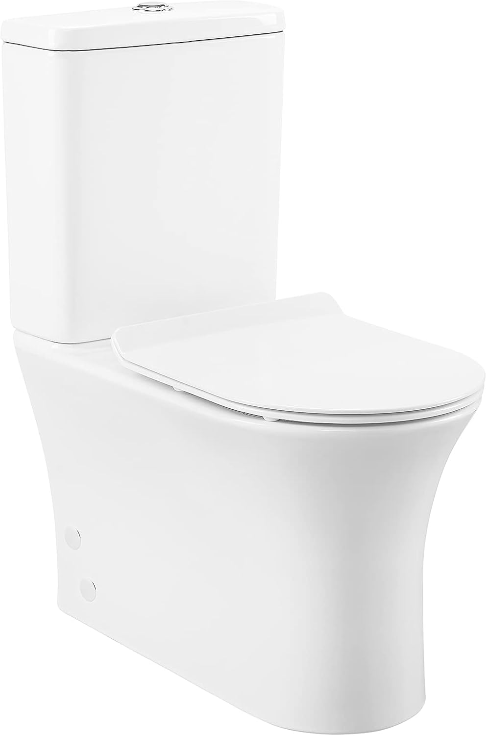 Swiss Madison SM-2T120 Calice Two Piece Elongated Rear Outlet Toilet, Dual Flush - - 