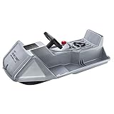 ✅ EKO SNOW-COMET 90 - le toboggan à la construction supérieure, esthétiquement fonctionnel. Le patin en plastique à direction extra-large offre d'excellentes propriétés de glissement et de direction sur les pistes de traîneau ainsi que sur les nouvelles et poudreuses