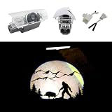 BuJinZeTui 2PCS Door Lights Logo Compatible for RX200t RX300 RX350 RX350h RX450h RX500h 2015-present, LED Ghost Shadow Welcome Puddle Projection Light Lamps Accessories (Pig, RX 2015-present)