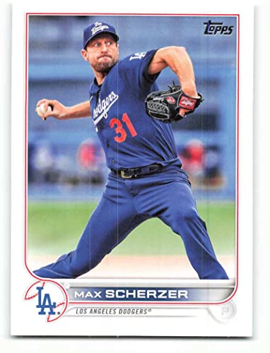 2022 TOPPS #310 MAX SCHERZER DODGERS BASEBALL MLB