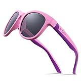 ACBLUCE Girls Sunglasses Polarized for Child Youth Junior Sport Teen Rubber Kids Toddler Glasses