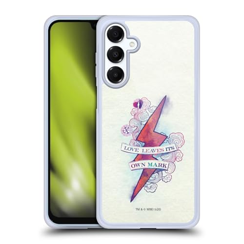 Image of Head Case Designs Officially Licensed Harry Potter Love Leaves Its Own Mark Scar Deathly Hallows XXVI Gel Case [Military Grade] Compatible with Samsung Galaxy A16 5G and Compatible with MagSafe